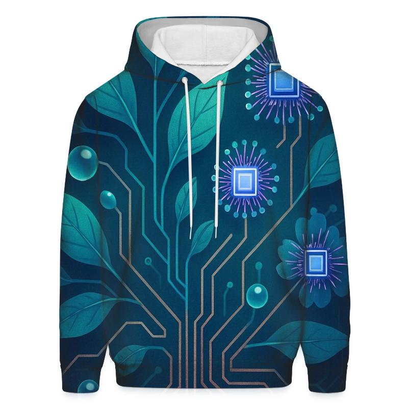Aurora Circuit Garden lightweight hoodies