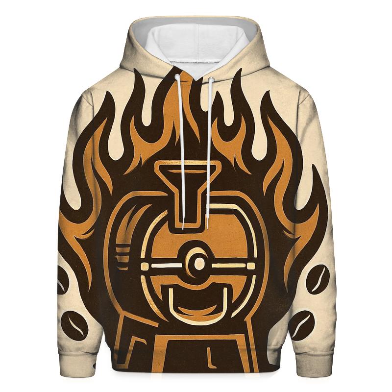 Roaster Flame Crest graphic hoodies