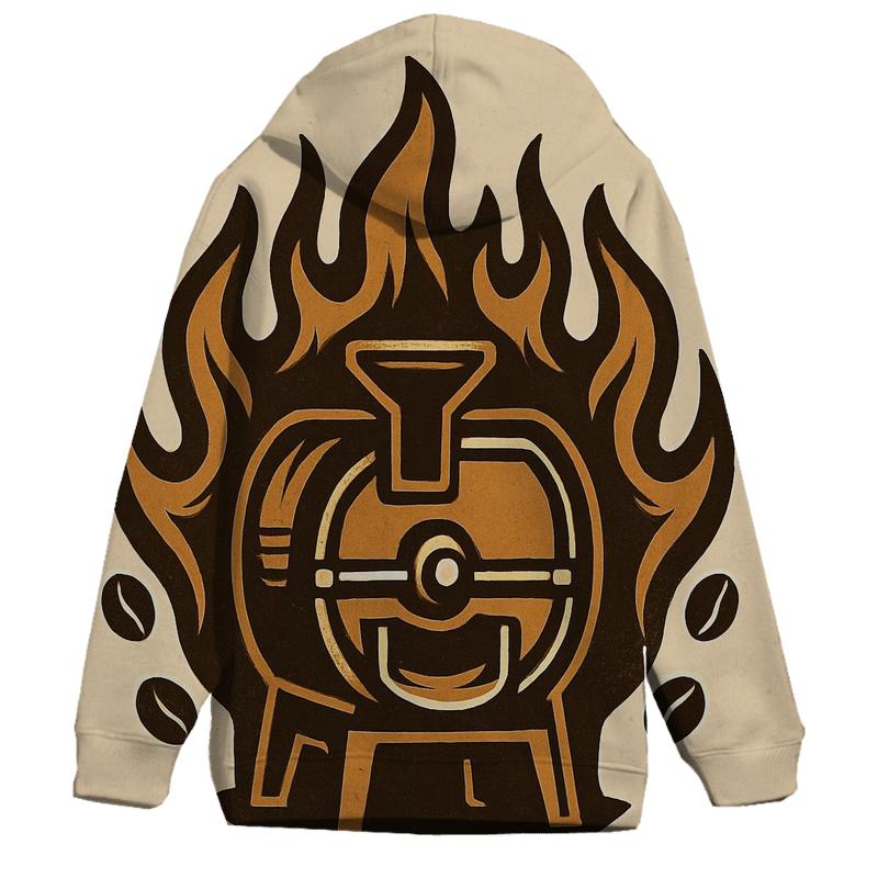 Roaster Flame Crest graphic hoodies