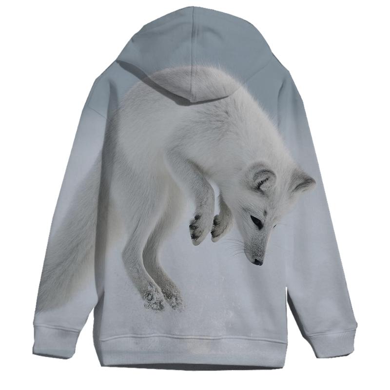 Frostline Forager Arctic Fox pullover hoodies