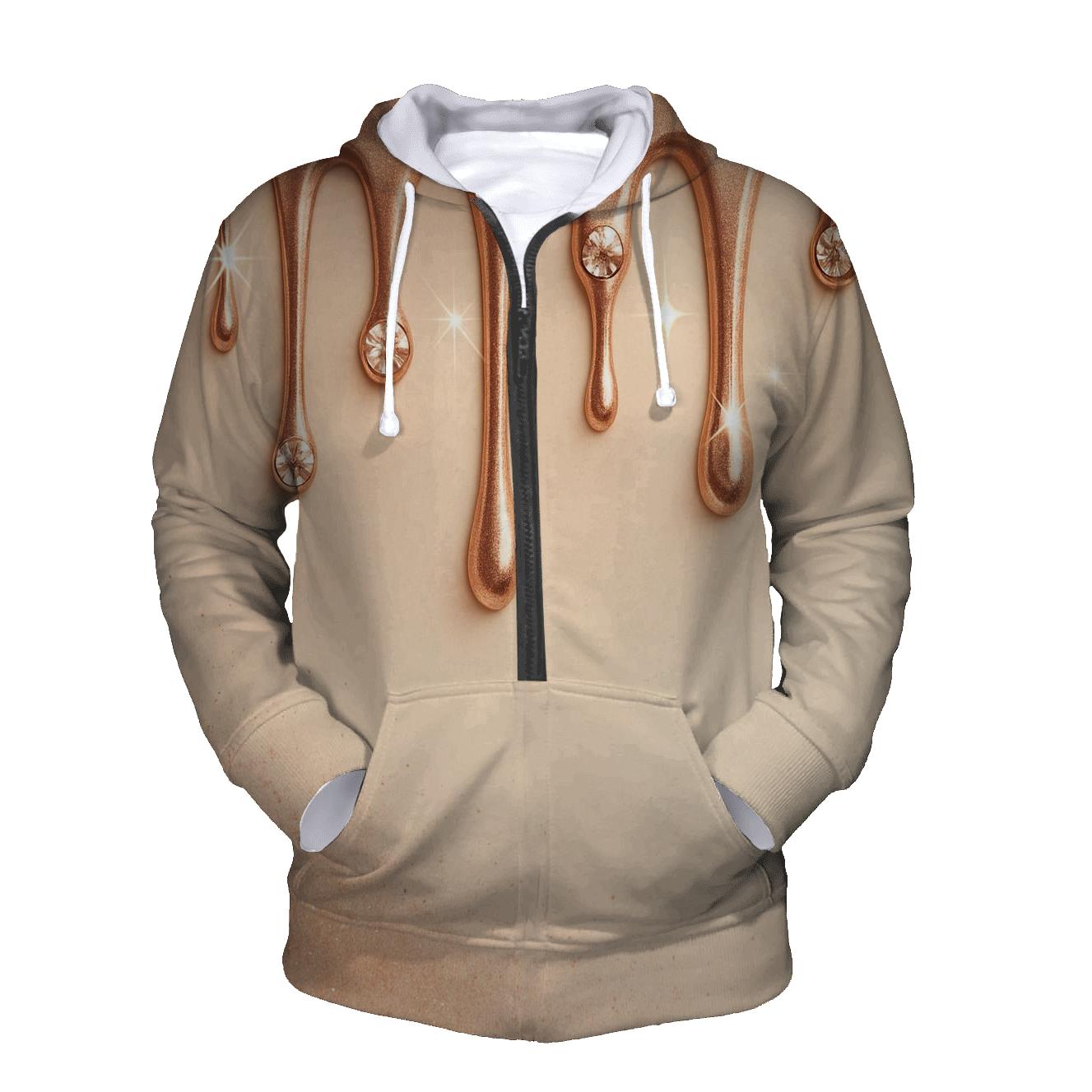 Rose Gold Meteor Drip Gallery hoodies fashion