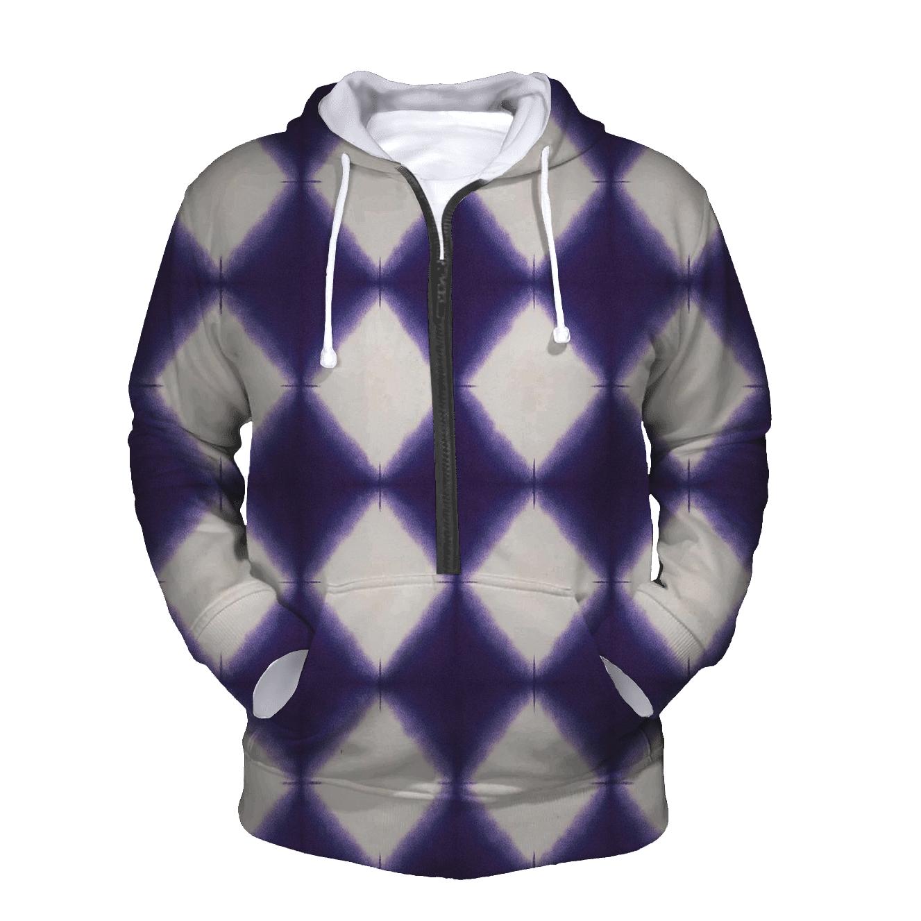 Itajime Nebula Lattice Clamp Resist lightweight hoodies