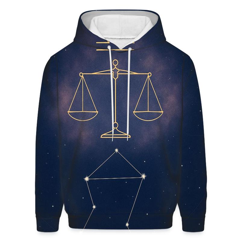 Libra Equinox Balance Star Chart pullover hoodies
