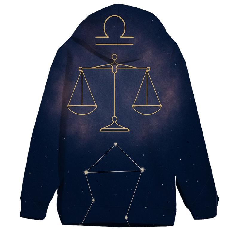 Libra Equinox Balance Star Chart pullover hoodies