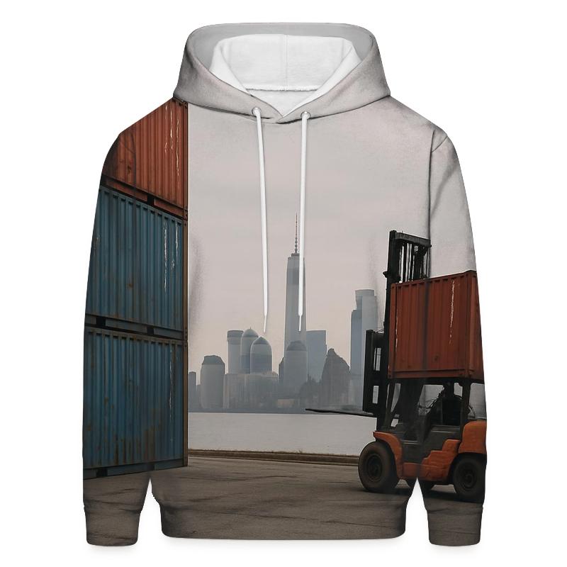 Maritime Freight Foreground At Red Hook hoodies fashion