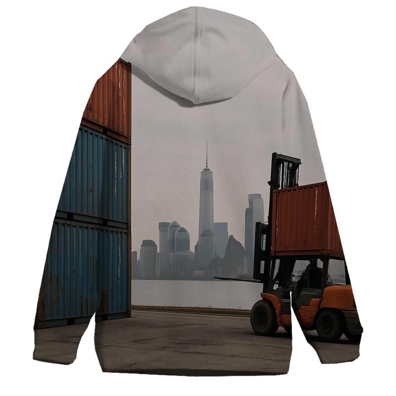 Maritime Freight Foreground At Red Hook hoodies fashion