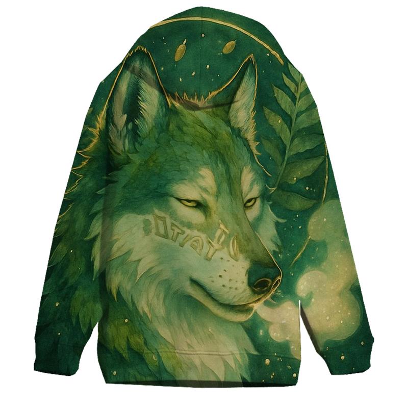 Oracle Of The Verdant Howl embroidered hoodies