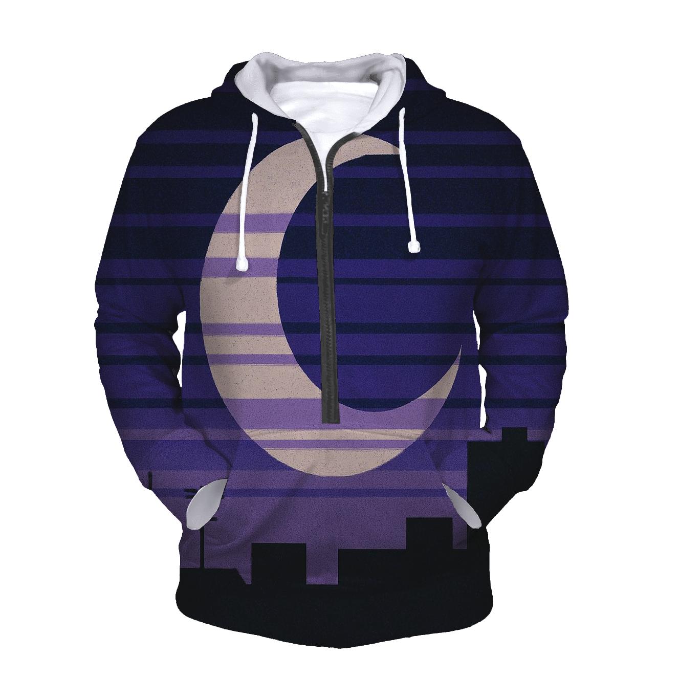 VHS Moonlight Tracking Bars hoodie styles