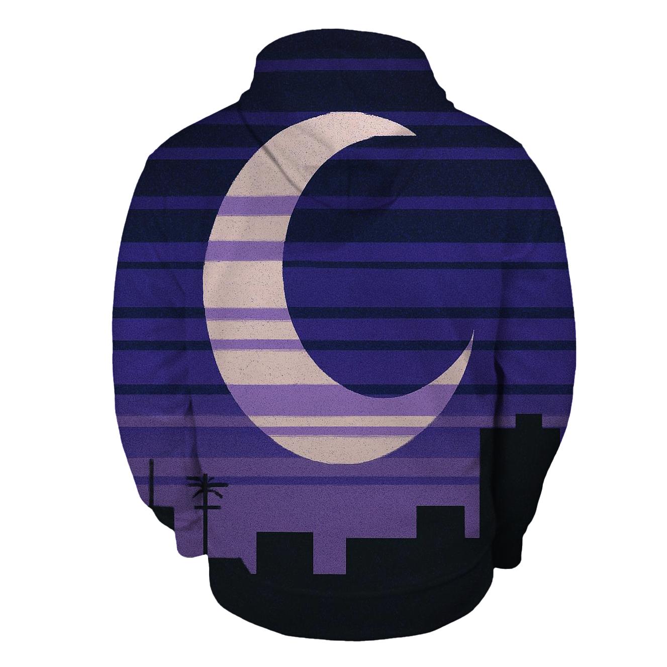 VHS Moonlight Tracking Bars hoodie styles