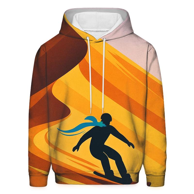 Desert Dune Sandboarding Slalom lightweight hoodies