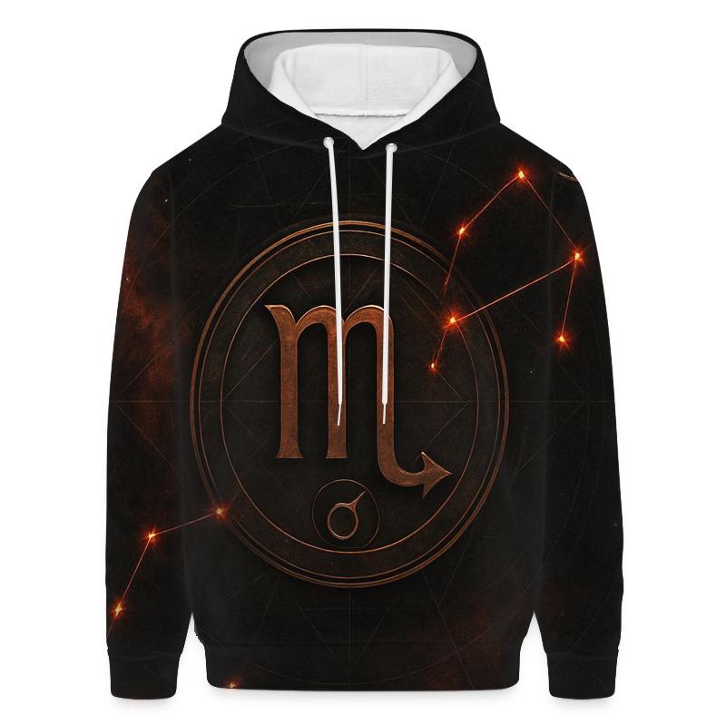Scorpio Mars Retrograde Talisman Design premium hoodies