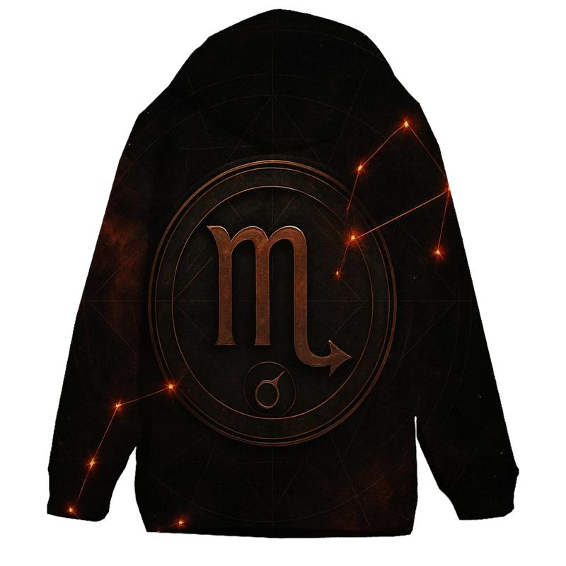 Scorpio Mars Retrograde Talisman Design premium hoodies