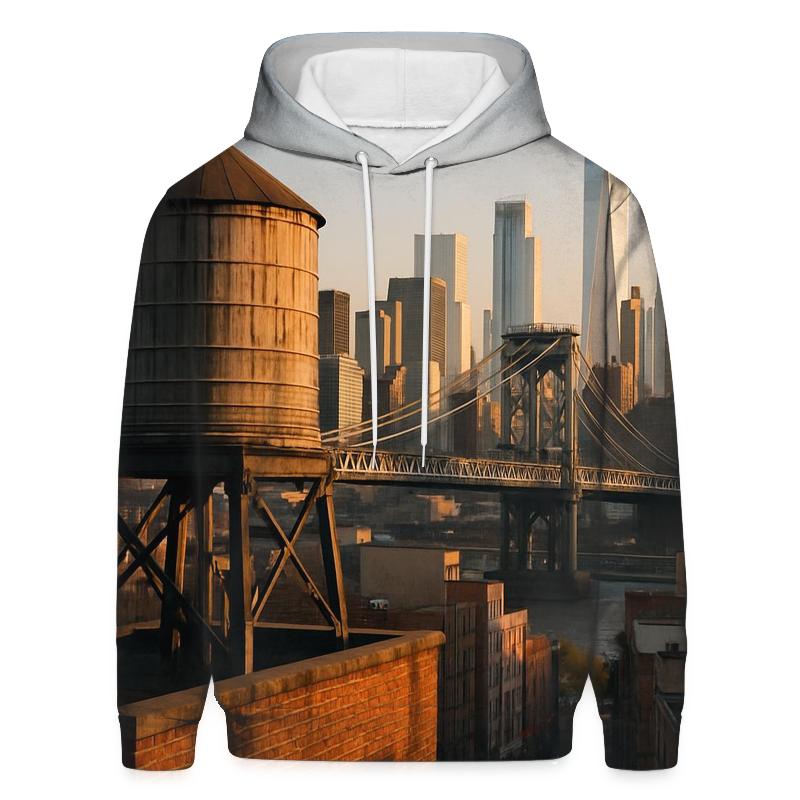 Sunrise Over Chinatown Water Towers hoodie styles