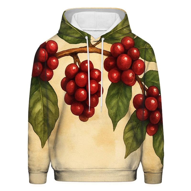 Coffee Cherry Canopy lightweight hoodies