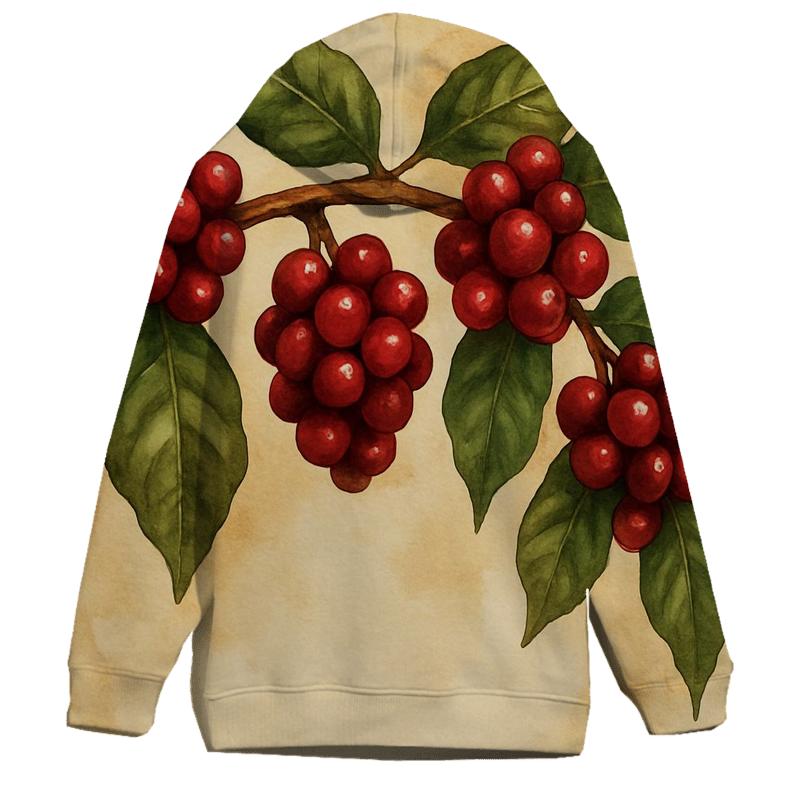 Coffee Cherry Canopy lightweight hoodies