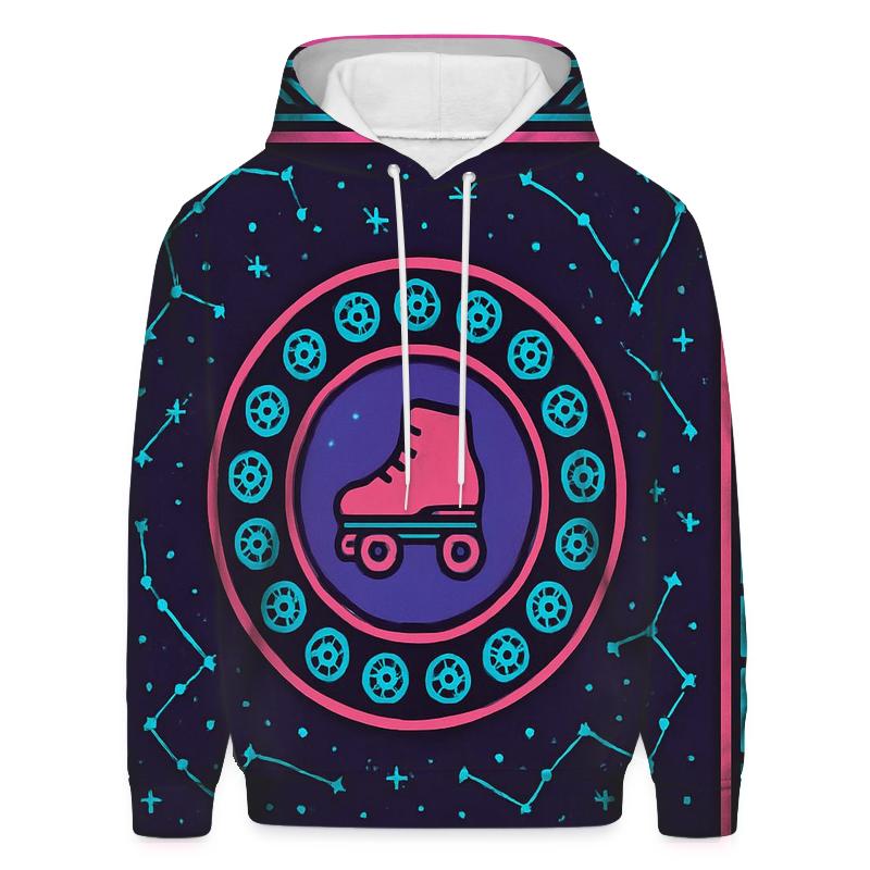 Laser Roller Rink Constellations hoodie designs