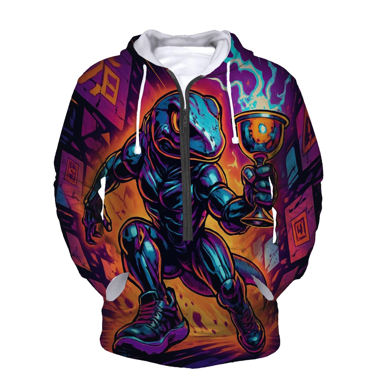 Neon Lizard Grail Runner heavyweight hoodies