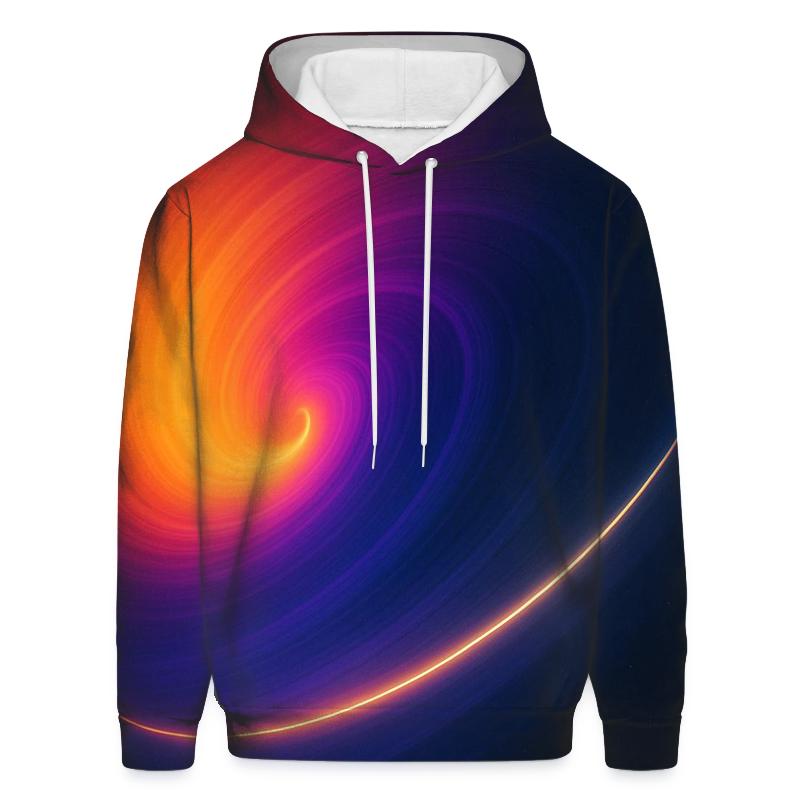 Solar Flare Ring Gradient zip-up hoodies