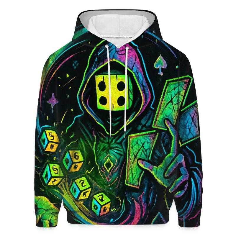 Dicefall Oracle graphic hoodies