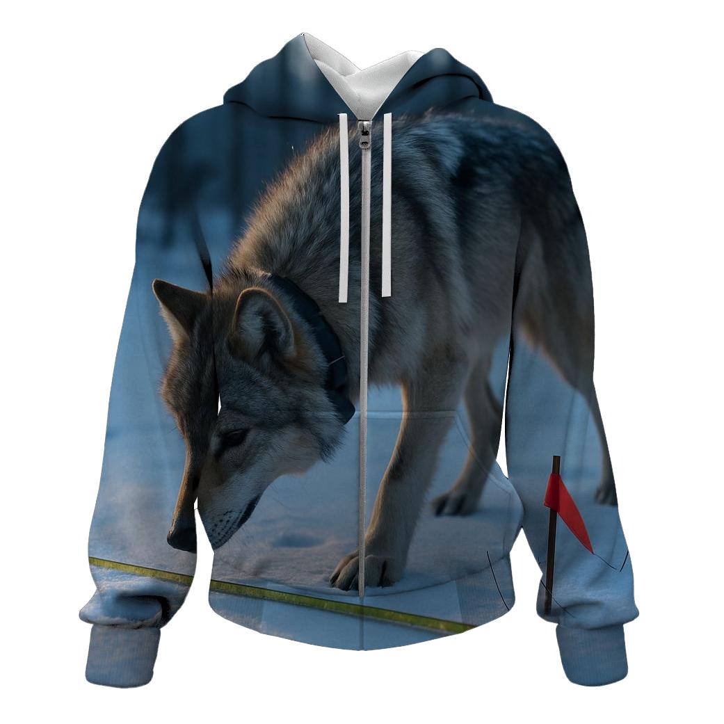 Radio Collar Dawn Check graphic hoodies
