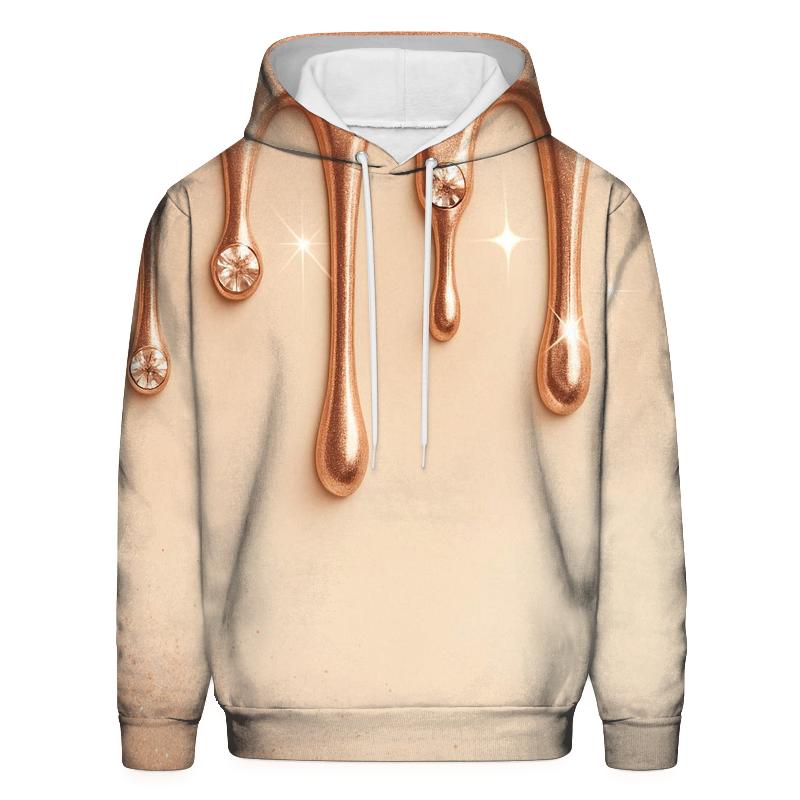 Rose Gold Meteor Drip Gallery heavyweight hoodies