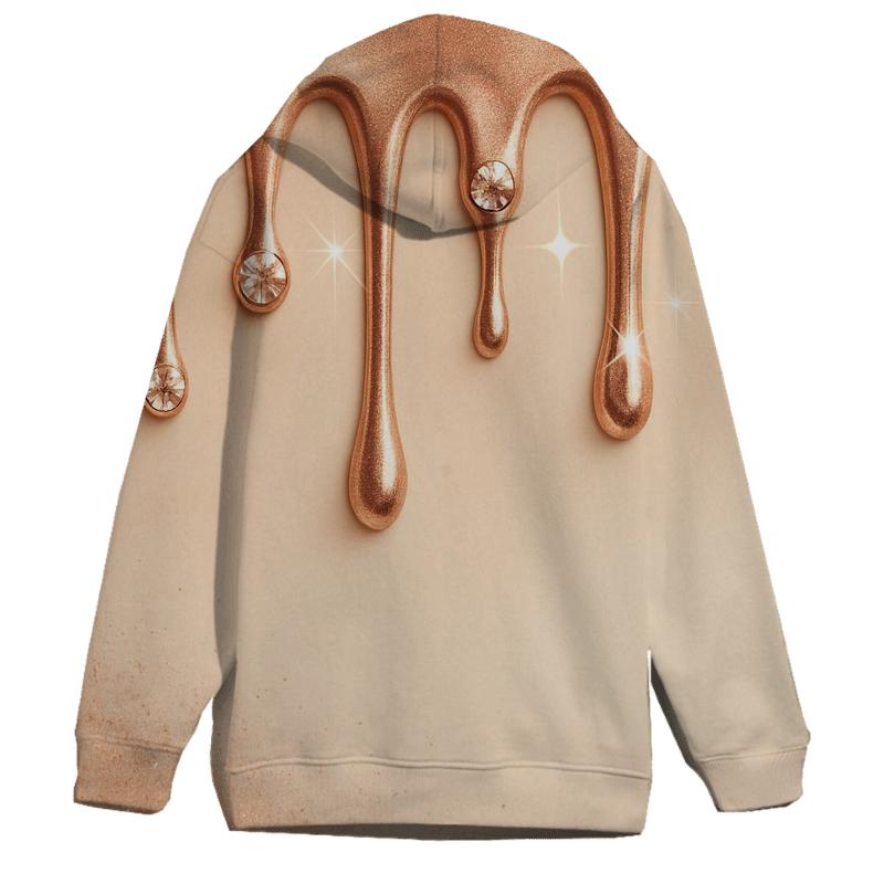 Rose Gold Meteor Drip Gallery heavyweight hoodies