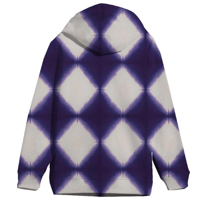 Itajime Nebula Lattice Clamp Resist lightweight hoodies