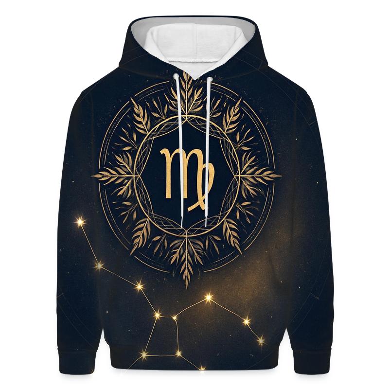 Virgo Harvest Maiden Celestial Mandala pullover hoodies