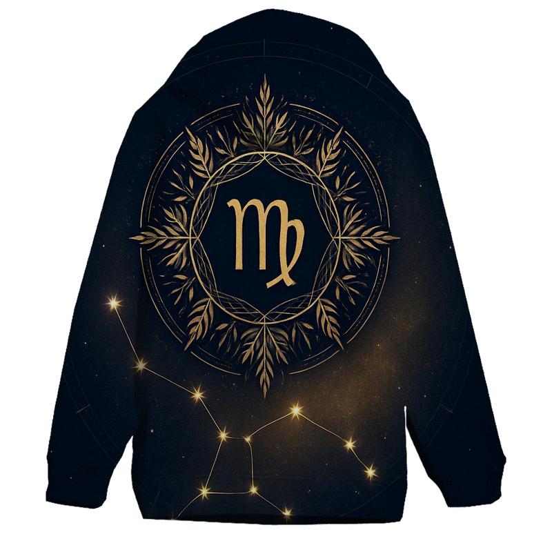 Virgo Harvest Maiden Celestial Mandala pullover hoodies