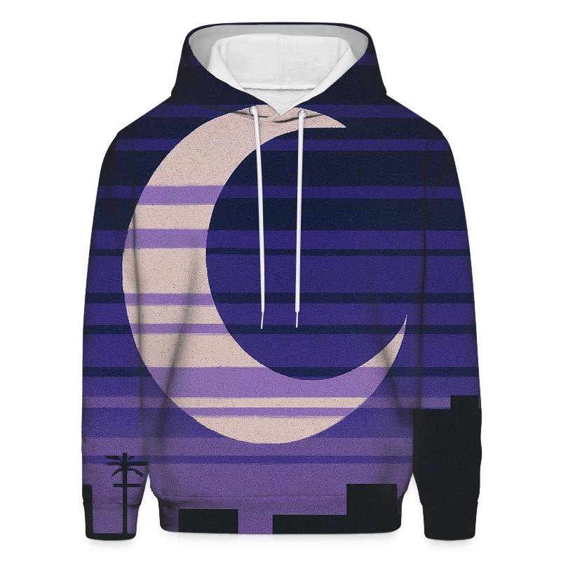 VHS Moonlight Tracking Bars hoodie trends