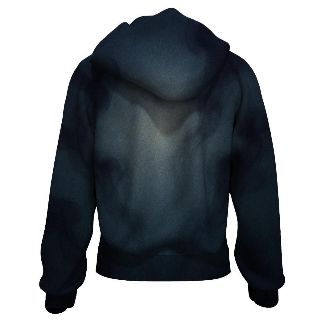Moonlit Ink Diffusion custom hoodies