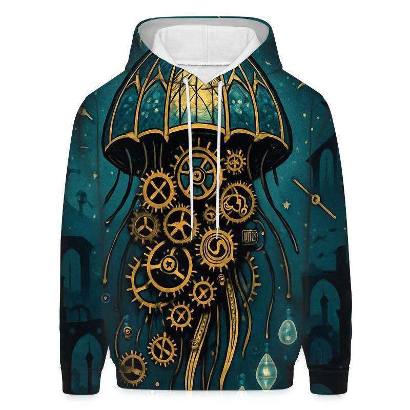 Clockwork Jellyfish Cathedral custom hoodies