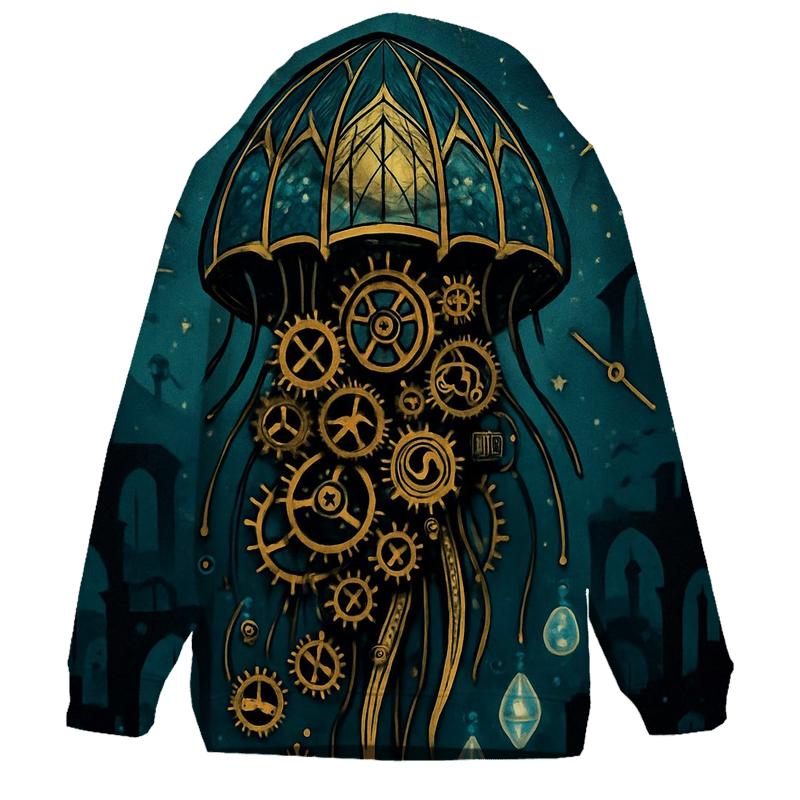 Clockwork Jellyfish Cathedral custom hoodies