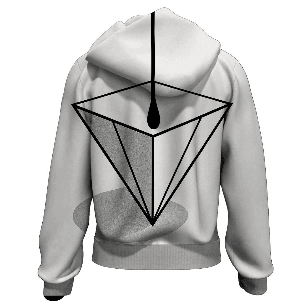 Filter Fold Geometry hoodie styles