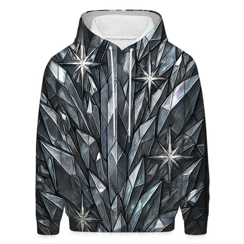 Charcoal Prism Cathedral graphic hoodies