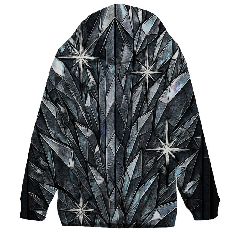 Charcoal Prism Cathedral graphic hoodies
