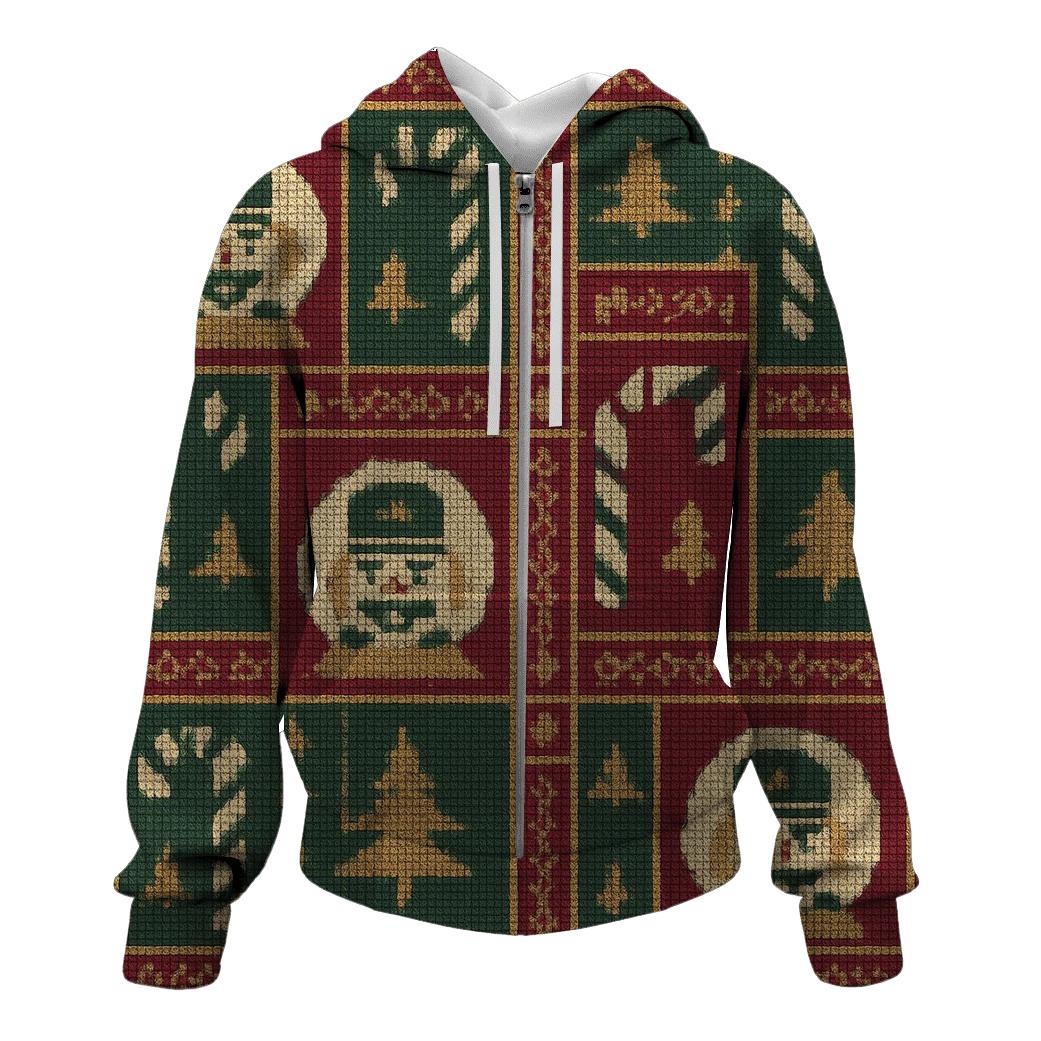Nutcracker Snow Globe Panel Quilt Design hoodie designs