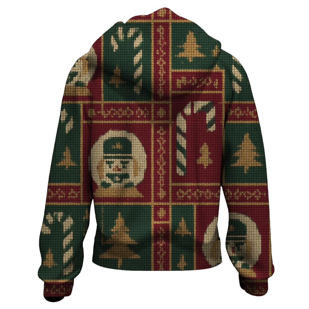 Nutcracker Snow Globe Panel Quilt Design hoodie designs