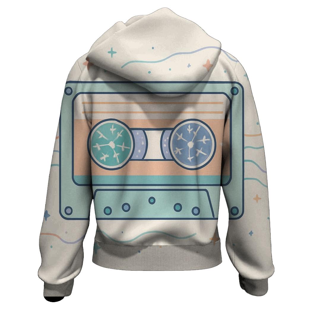 Cassette Constellation Map custom hoodies