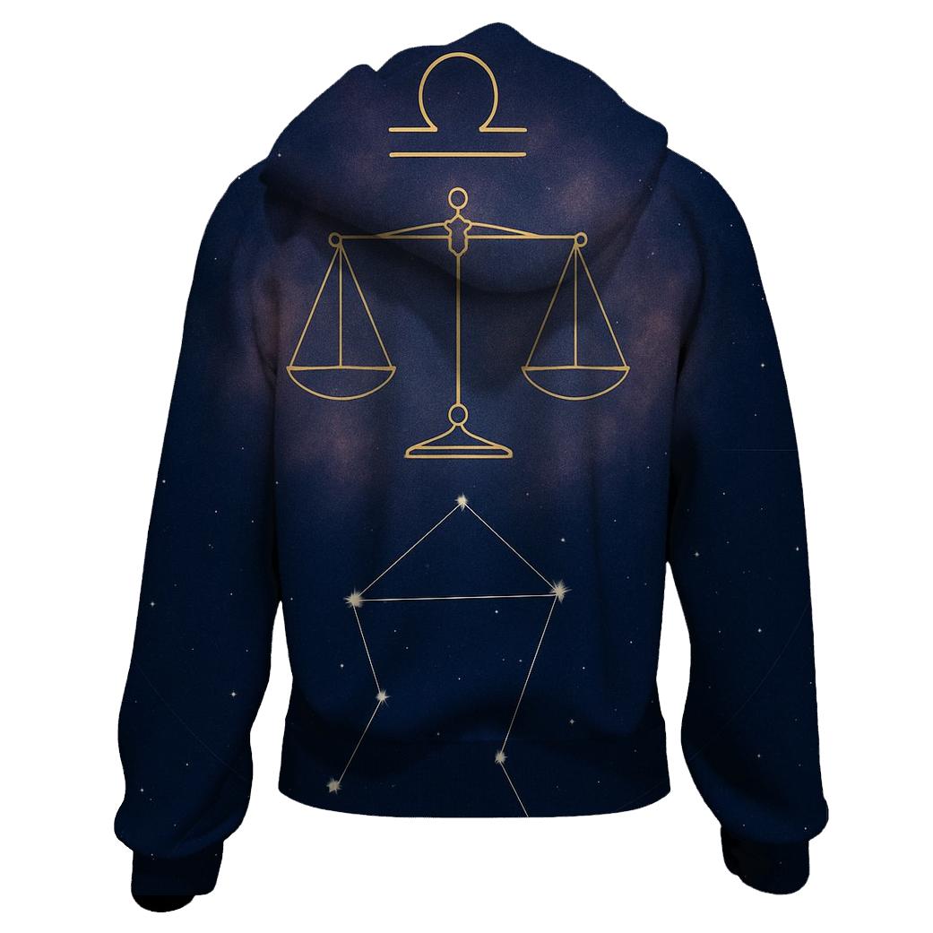 Libra Equinox Balance Star Chart pullover hoodies