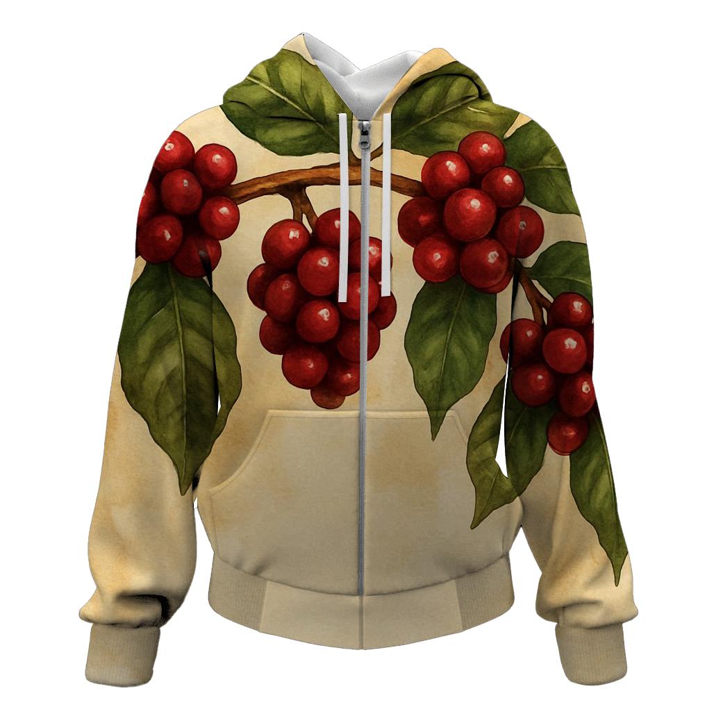 Coffee Cherry Canopy premium hoodies