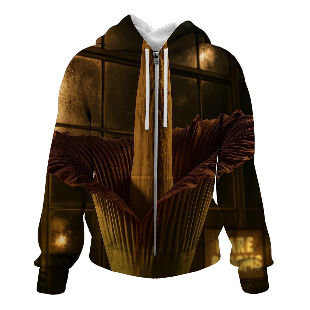 Titan Arum Bloom Inside A Conservatory designer hoodies