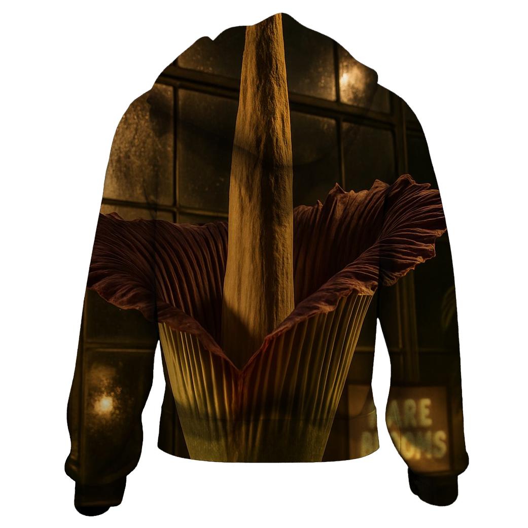 Titan Arum Bloom Inside A Conservatory designer hoodies