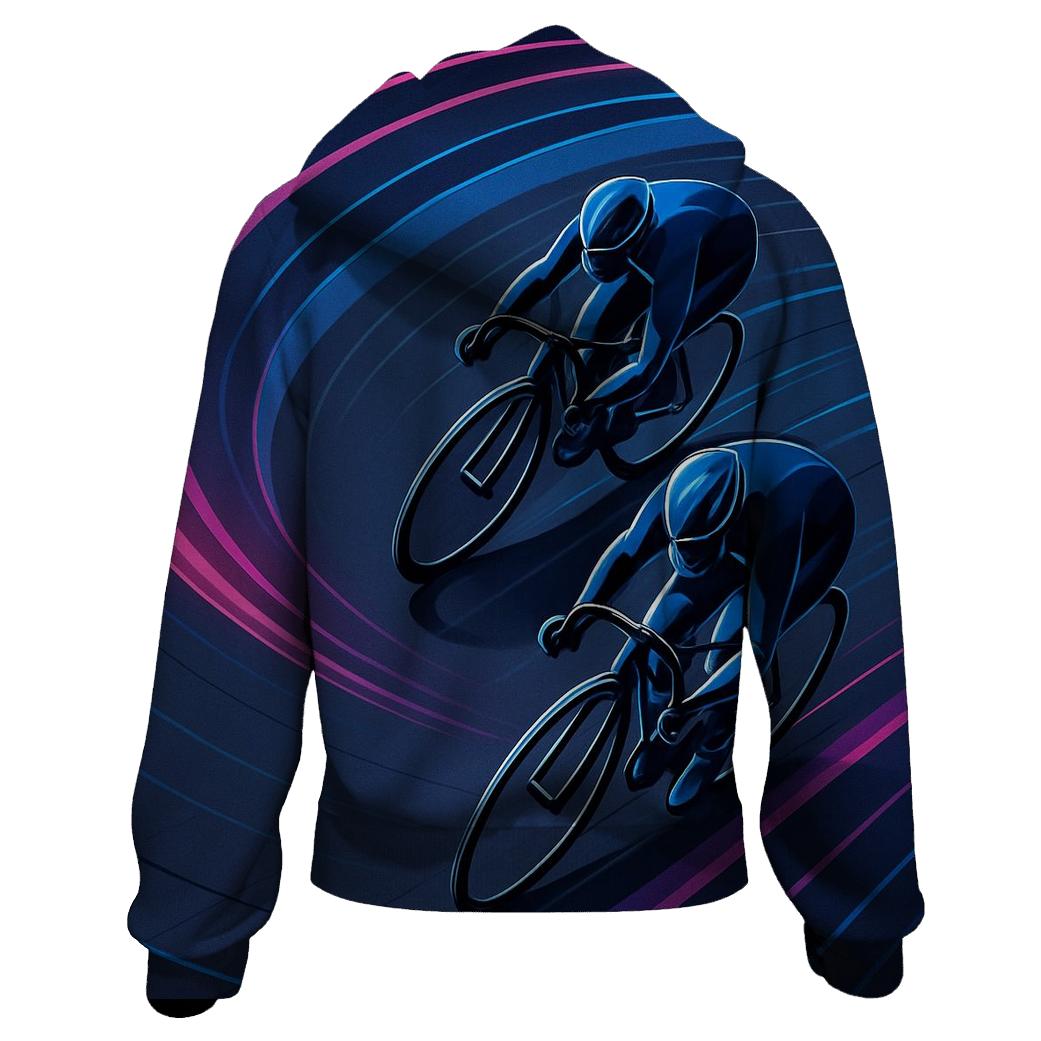 Neon Velodrome Night Pursuit lightweight hoodies
