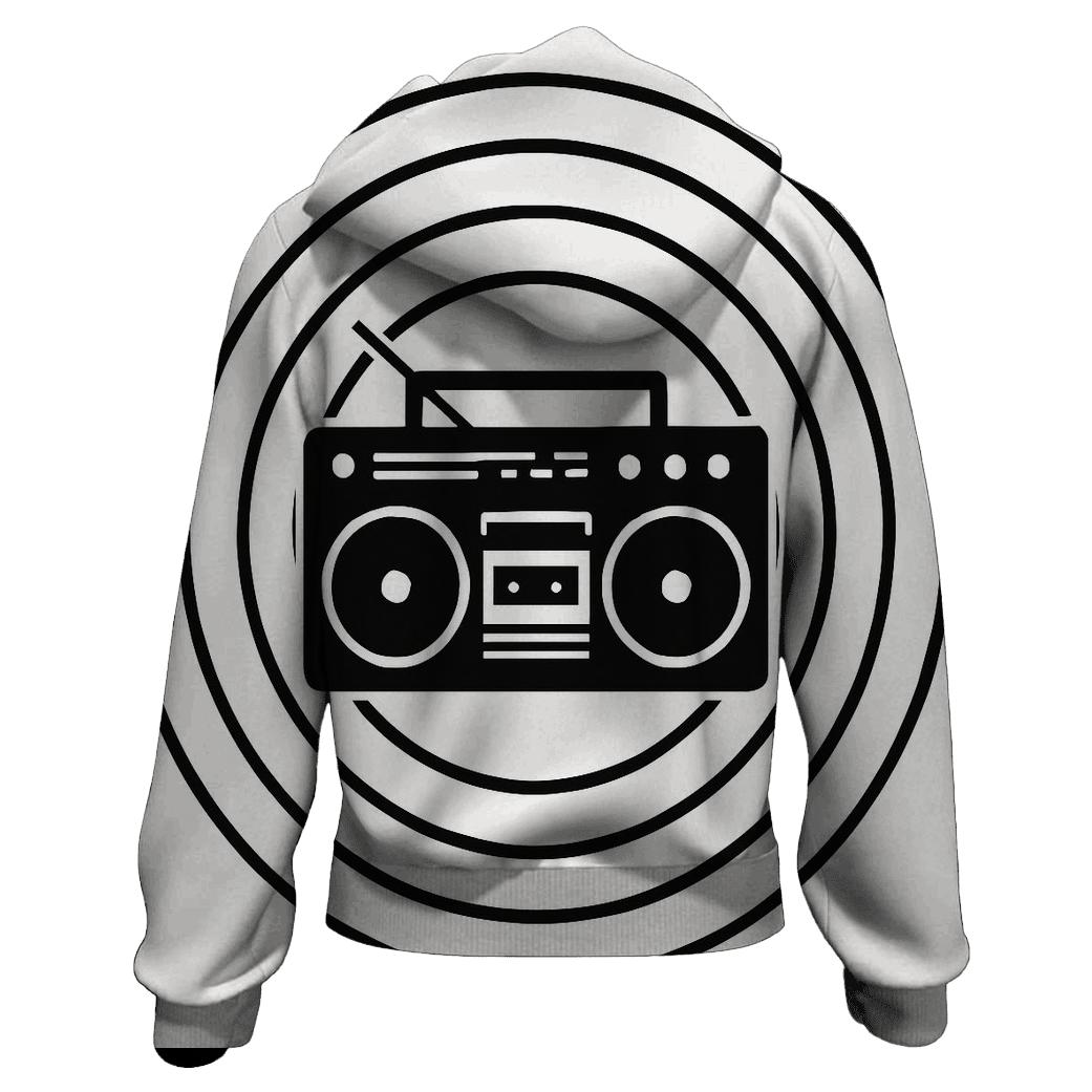 Monochrome Boombox Shadow Cast lightweight hoodies