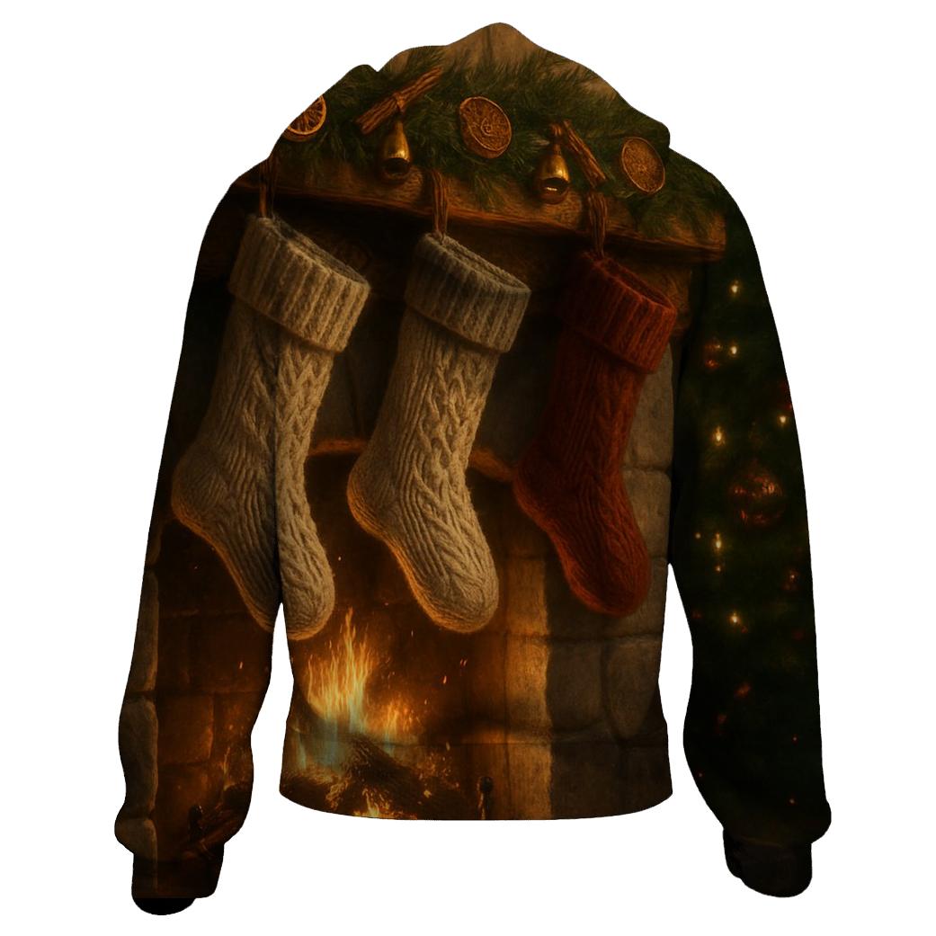 Fireside Stockings And Snowy Silence hoodie designs