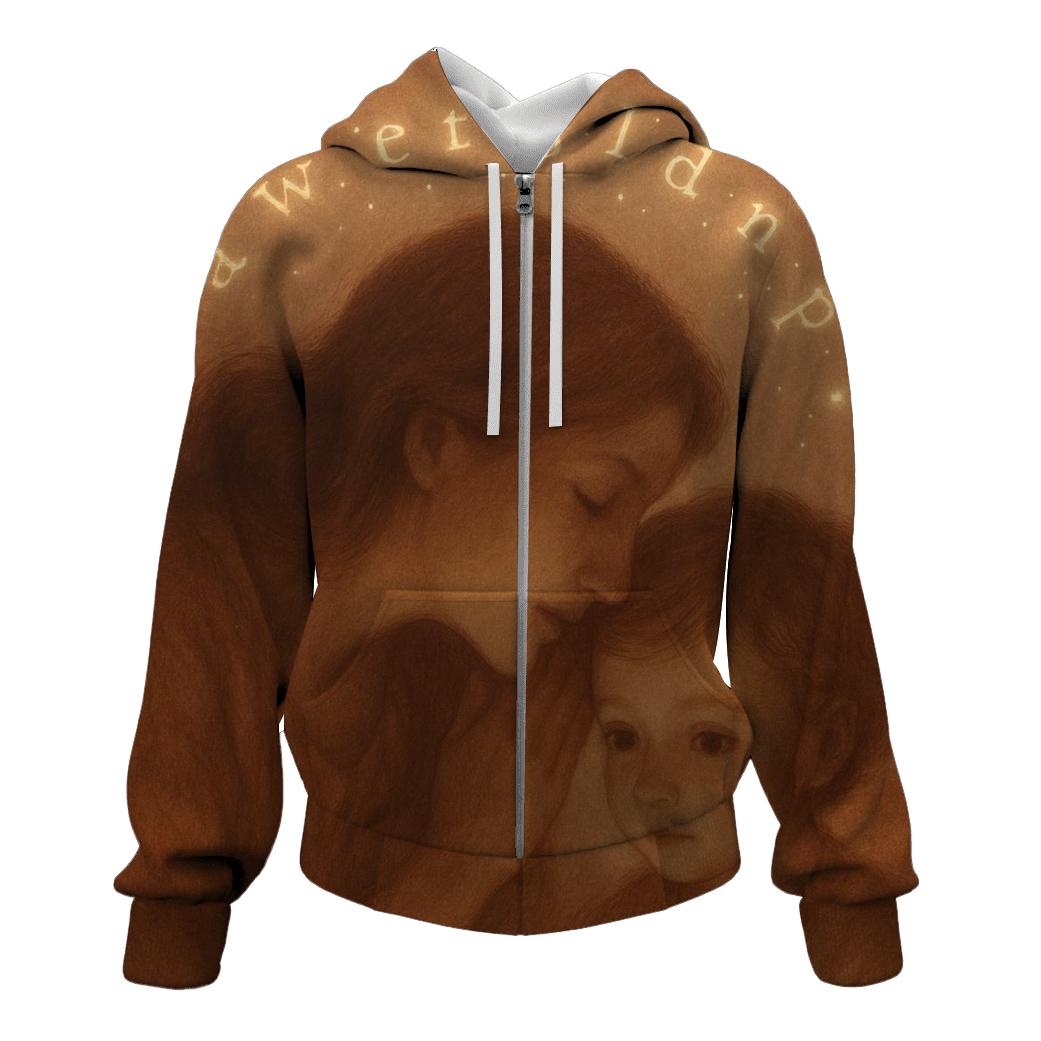 The Name She Whispered Into Your Becoming printed hoodies