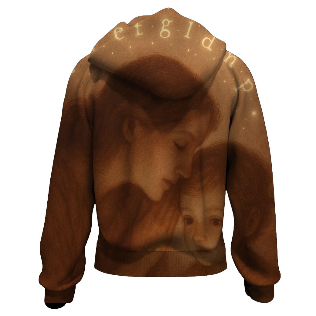 The Name She Whispered Into Your Becoming printed hoodies