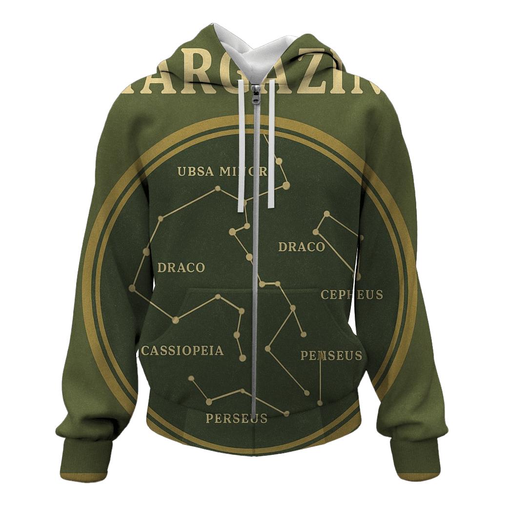 Retro Observatory Field Guide Cover premium hoodies