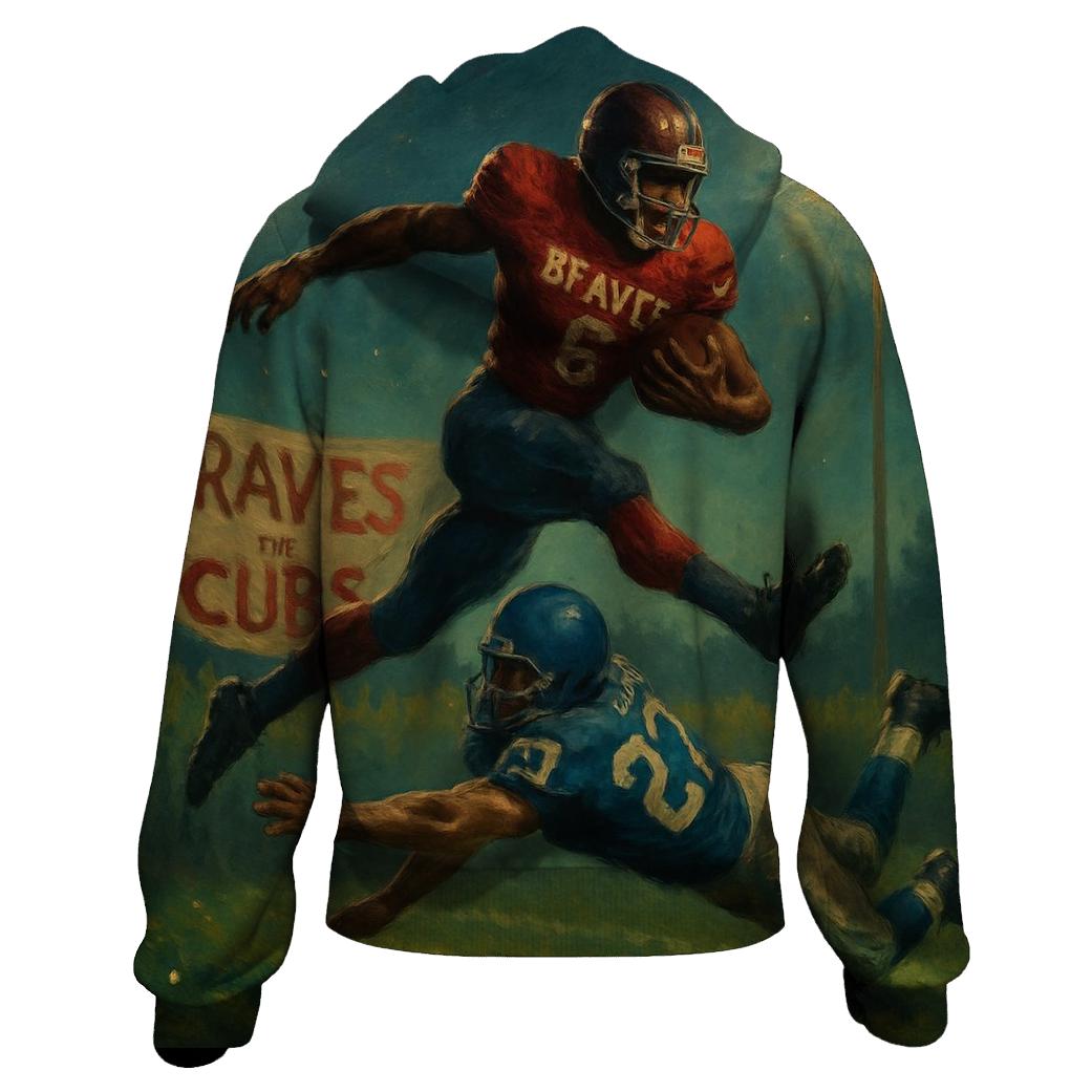 Cornfield Night Lights Rivalry Charge printed hoodies